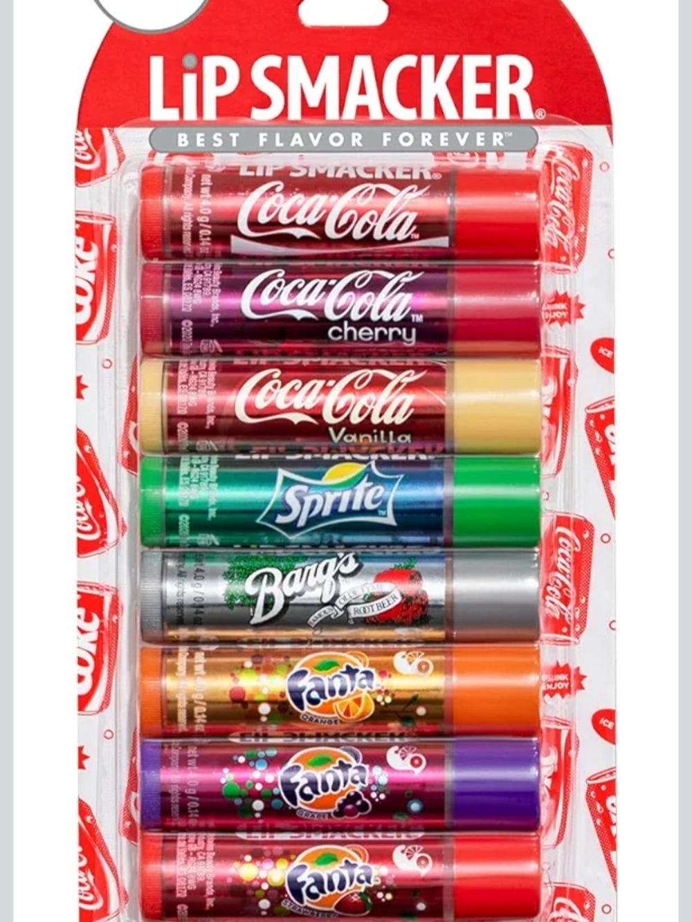 LIP SMACKERS Coco Cola 8 Flavorpack